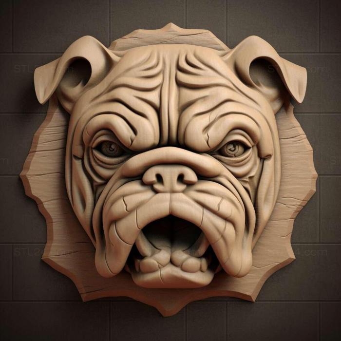 Nature and animals (Bully 1, NATURE_1669) 3D models for cnc